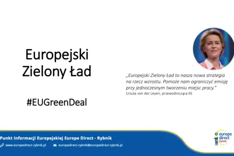 Ursula von der Leyen, przewodnicząca KE, kto stworzył Zielony Ład, mówi o strategii na rzecz wzrostu i ograniczenia emisji. #EUGreenDeal