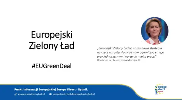 Ursula von der Leyen, przewodnicząca KE, kto stworzył Zielony Ład, mówi o strategii na rzecz wzrostu i ograniczenia emisji. #EUGreenDeal